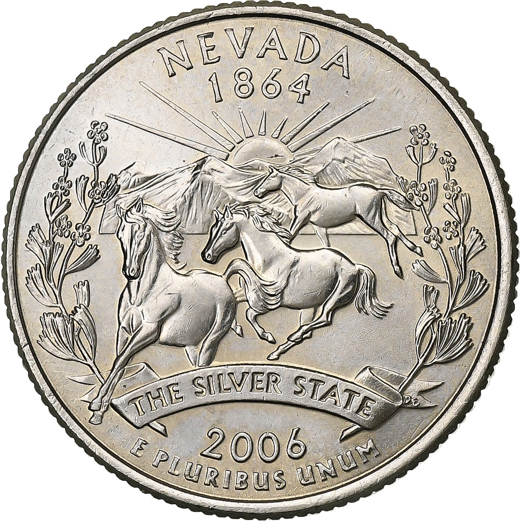 Stati Uniti, Quarter, 2006, U.S. Mint, Rame ricoperto in rame-nichel, SPL