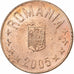 Roumanie, 5 Bani, 2005, Bucharest, Cuivre plaqué acier, SPL, KM:190