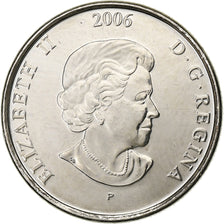 Canada, Elizabeth II, 25 Cents, 2006, Royal Canadian Mint, Nickel plated steel