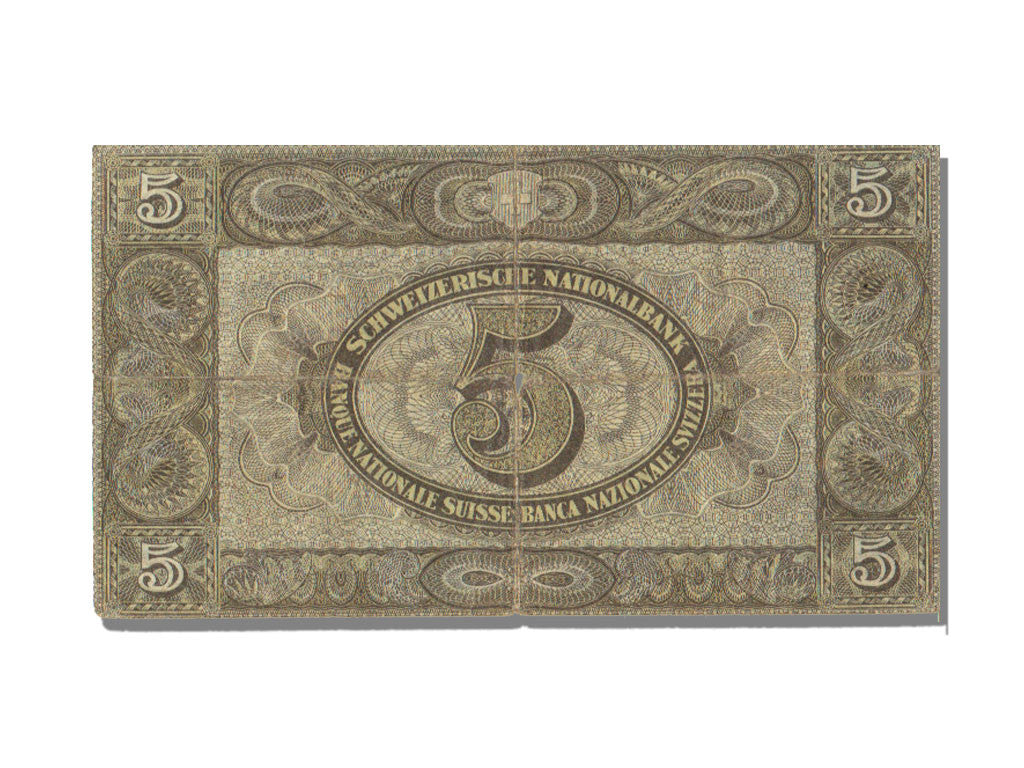 Banknote, Switzerland, 5 Franken, 1926, 1926-12-02, VF(30-35)