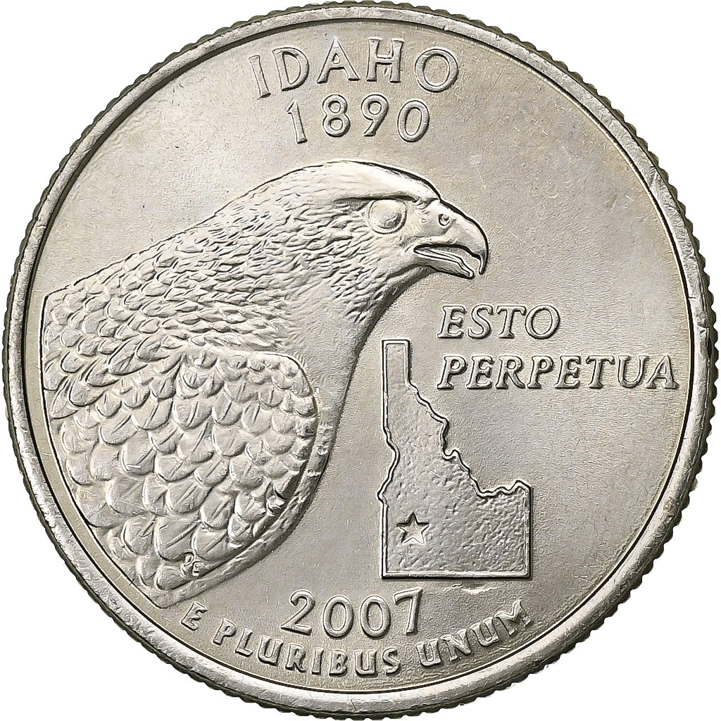 Estados Unidos da América, Quarter, 2007, Denver, Cobre Revestido a