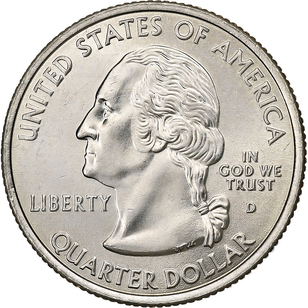 Estados Unidos da América, Quarter, 2007, Denver, Cobre Revestido a