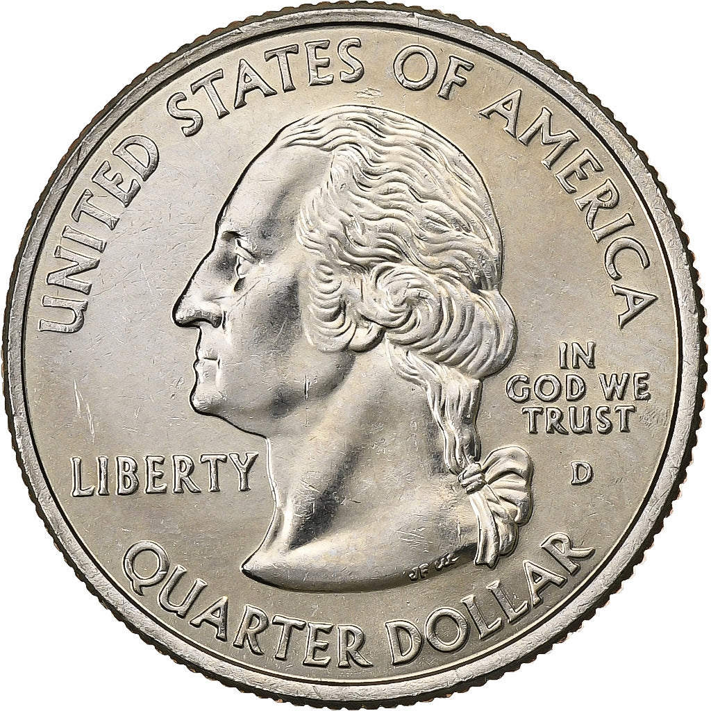 Estados Unidos da América, Quarter, 2007, U.S. Mint, Cobre Revestido a