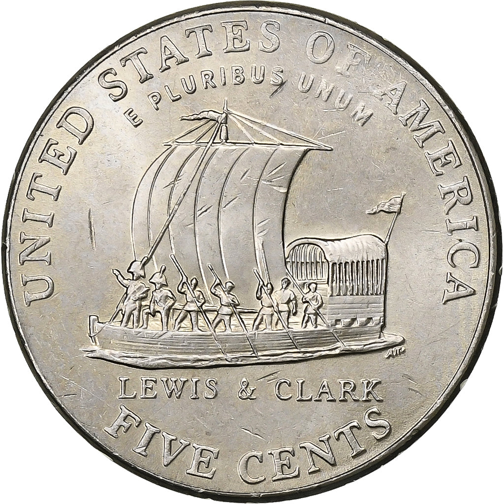 Verenigde Staten, 5 Cents, Jefferson - Westward Expansion - Lewis & Clark