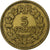 Francia, 5 Francs, Lavrillier, 1946, Alluminio-bronzo, BB, KM:888a.2