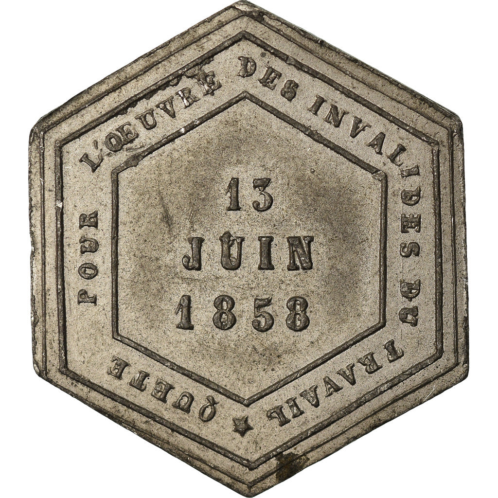 Francia, medaglia, 2ème Cortège des Fastes de Lille, Invalides de Travail