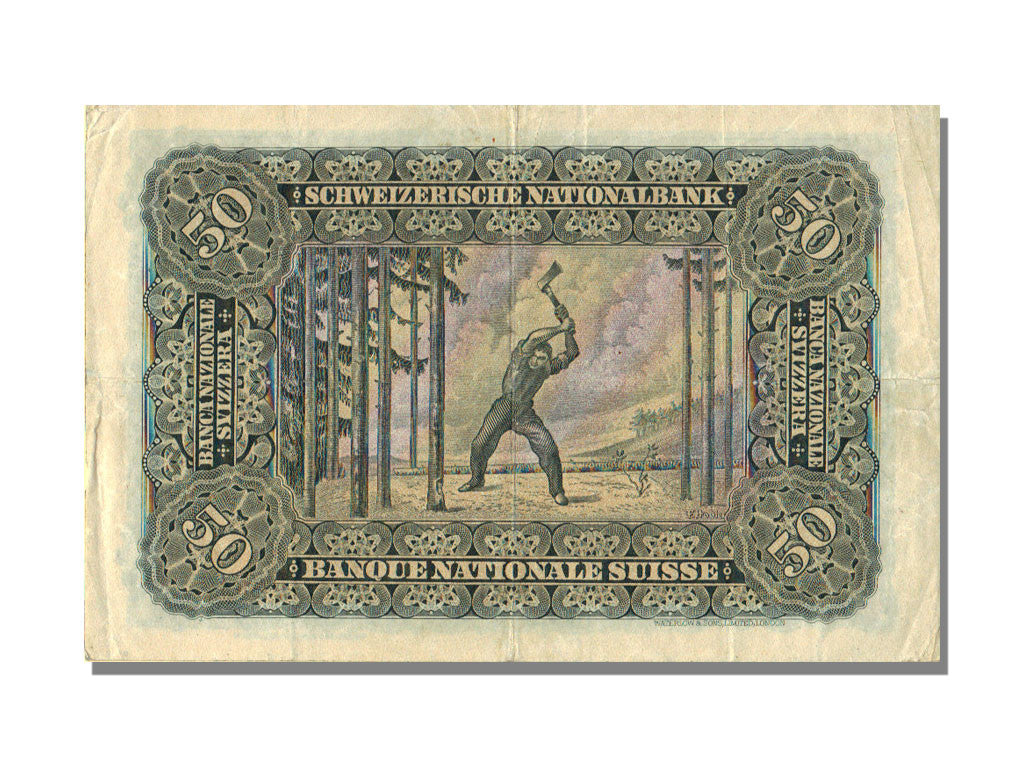 Banknote, Switzerland, 50 Franken, 1942, 1942-10-01, EF(40-45)