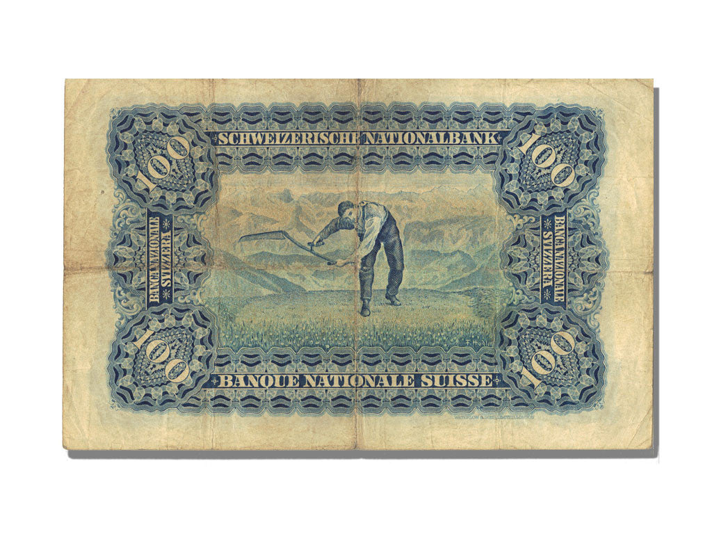 Geldschein, Schweiz, 100 Franken, 1920, 1920-08-01, SS