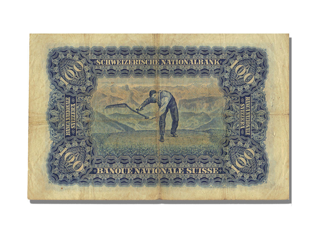 Geldschein, Schweiz, 100 Franken, 1924, 1924-04-01, SS
