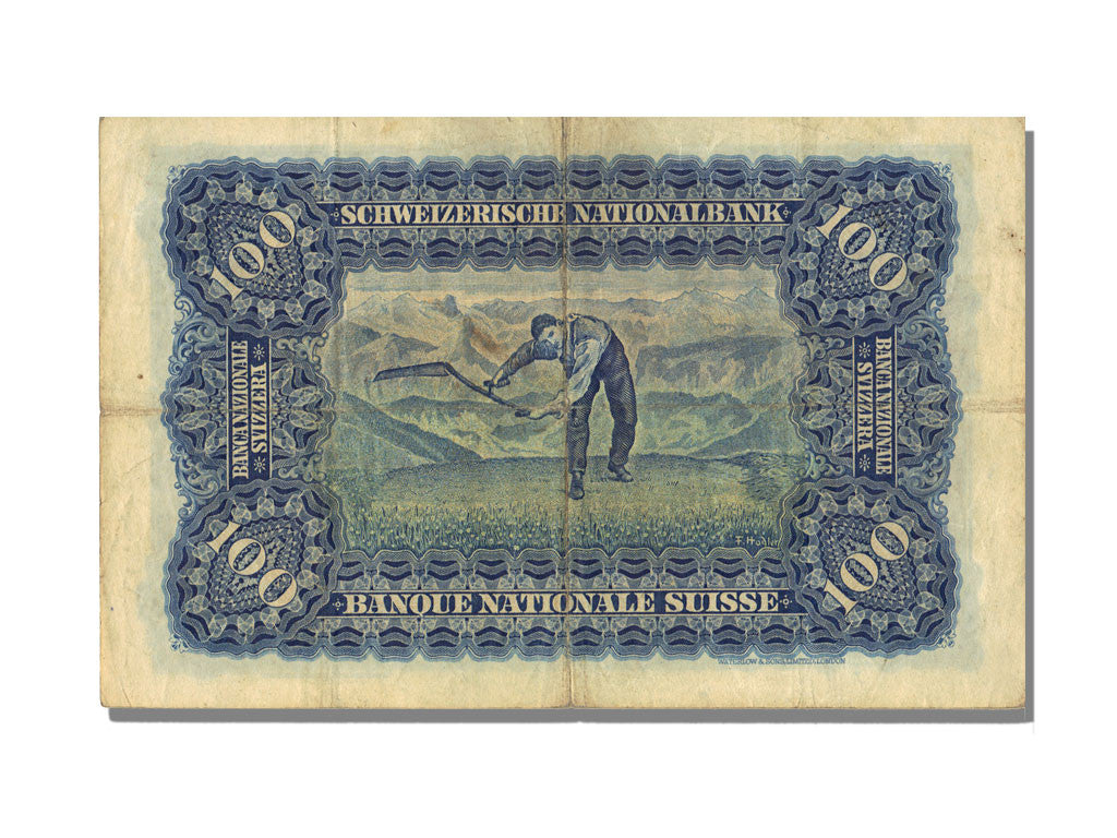 Banknote, Switzerland, 100 Franken, 1939, 1939-08-03, EF(40-45)
