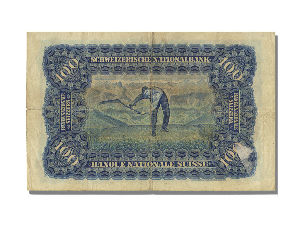 Banknote, Switzerland, 100 Franken, 1944, 1944-03-23, EF(40-45)