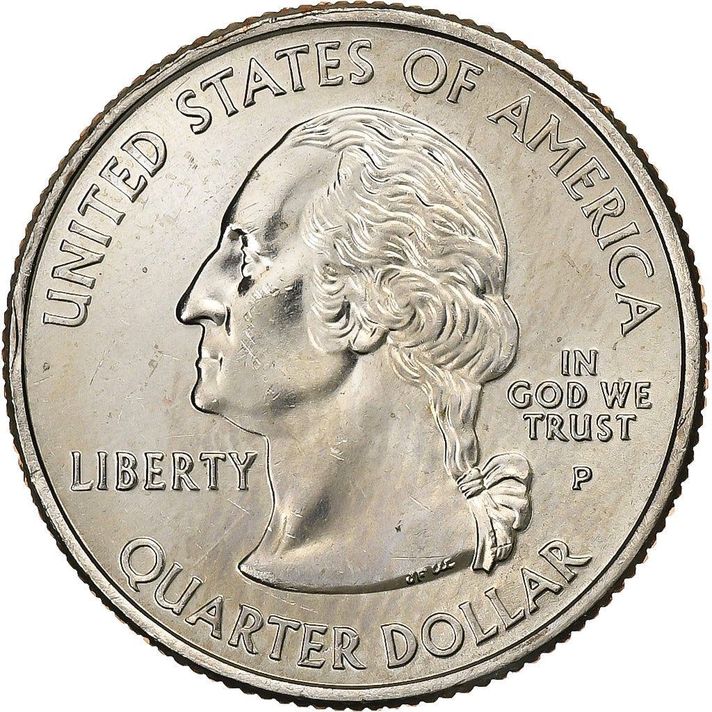 USA, Quarter, 2004, U.S. Mint, Miedź-Nikiel powlekany miedzią, MS(64), KM:359