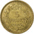 Francia, 5 Francs, Lavrillier, 1940, Alluminio-bronzo, BB+, KM:888a.1