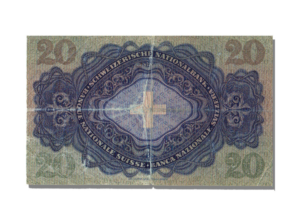 Banknote, Switzerland, 20 Franken, 1946, 1946-08-31, EF(40-45)