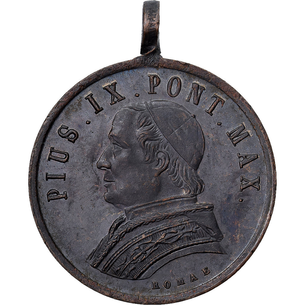 Vatican, Medal, Pie IX, 50ème Jubilé, Rome, Religions & beliefs, 1877