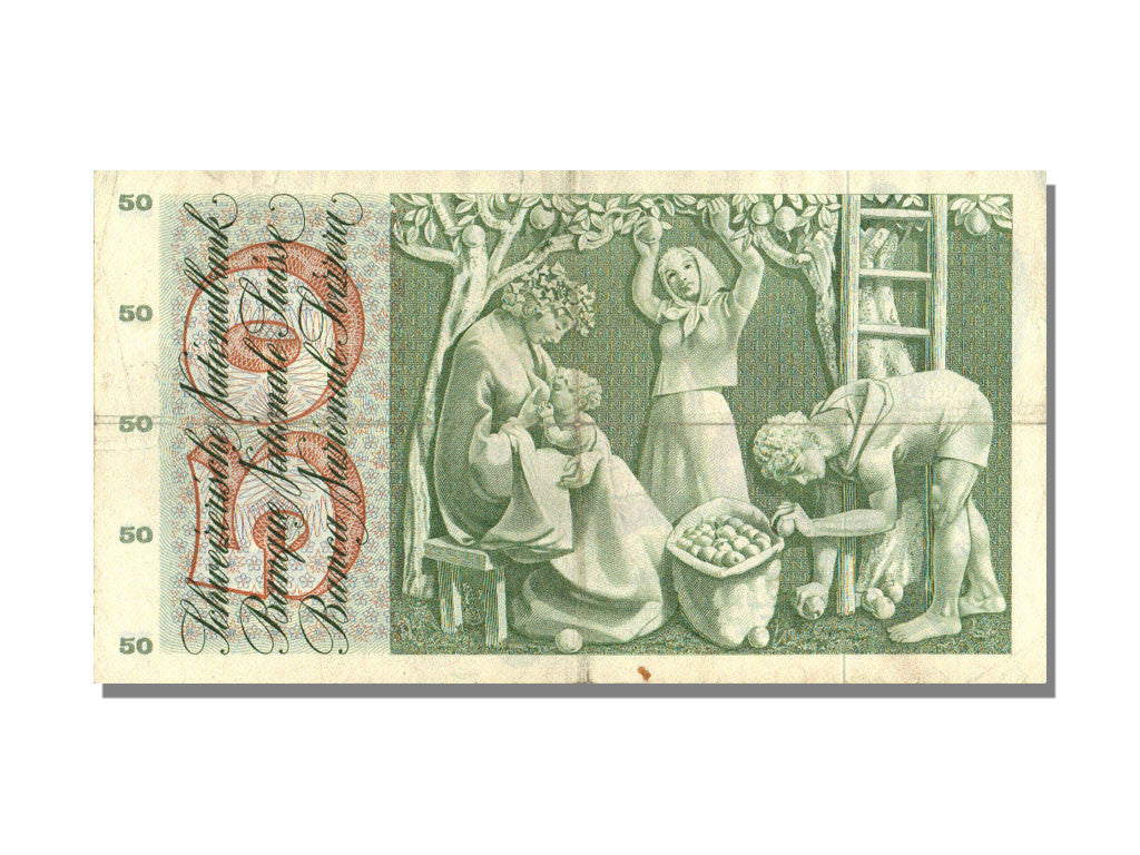 Banknote, Switzerland, 50 Franken, 1970, 1970-01-05, AU(50-53)