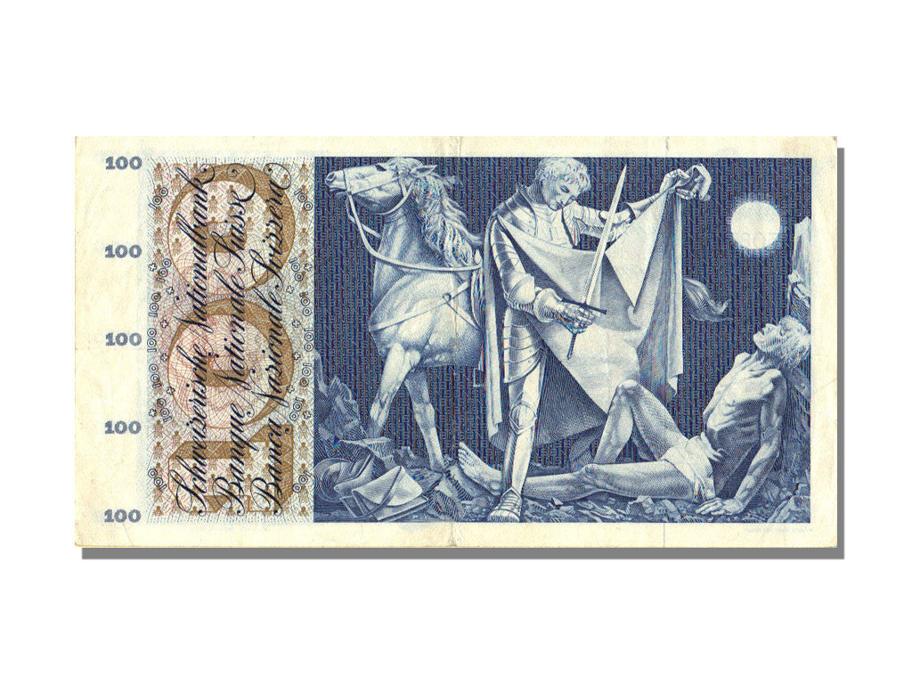 Geldschein, Schweiz, 100 Franken, 1957, 1957-10-04, SS+