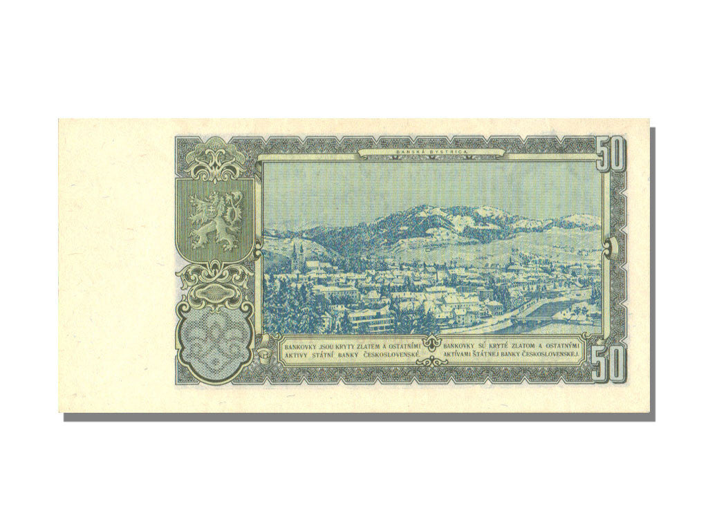Geldschein, Tschechoslowakei, 50 Korun, 1953, UNZ
