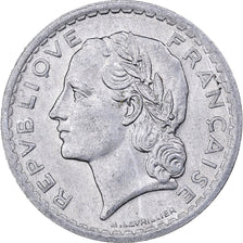 Francia, 5 Francs, Lavrillier, 1945, Paris, Alluminio, BB, KM:888b.1