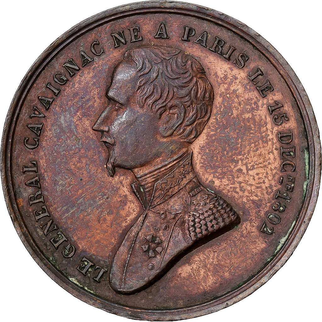 Frankreich, Token, Seconde République, Général Cavaignac, SS+, Kupfer