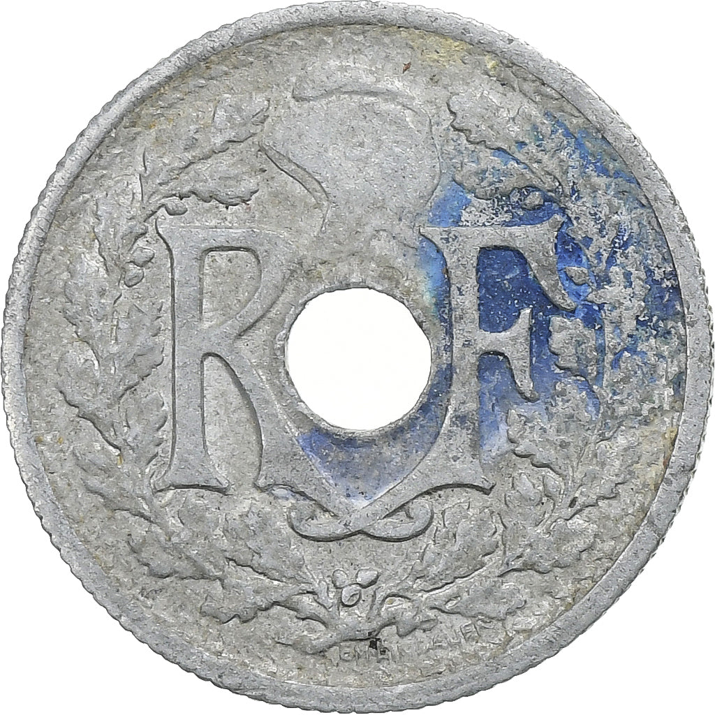 Francja, 10 Centimes, Lindauer, 1945, Beaumont - Le Roger, Cynk, VF(30-35)
