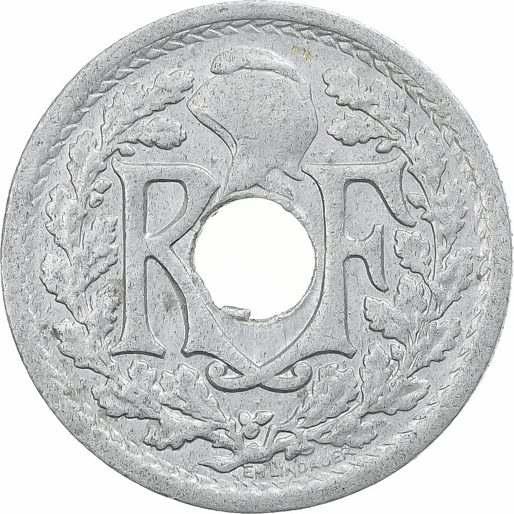 France, 10 Centimes, Lindauer, 1945, Beaumont - Le Roger, Zinc, EF(40-45)