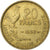 Frankreich, 20 Francs, Guiraud, 1953, Paris, Aluminum-Bronze, VZ, KM:917.1