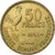 France, 50 Francs, Guiraud, 1952, Paris, Aluminum-Bronze, MS(63), KM:918.1
