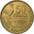 France, 50 Francs, Guiraud, 1953, Beaumont - Le Roger, Aluminum-Bronze, MS(64)