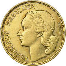 Frankrijk, 50 Francs, Guiraud, 1953, Paris, Aluminum-Bronze, ZF+, KM:918.1