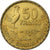 France, 50 Francs, Guiraud, 1953, Beaumont - Le Roger, Aluminum-Bronze, MS(64)