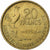 Frankreich, 20 Francs, Guiraud, 1952, Paris, Aluminum-Bronze, VZ+, KM:917.1