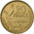 France, 20 Francs, Guiraud, 1953, Beaumont - Le Roger, Aluminum-Bronze