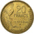 Frankreich, 20 Francs, Guiraud, 1953, Beaumont - Le Roger, Aluminum-Bronze, VZ+