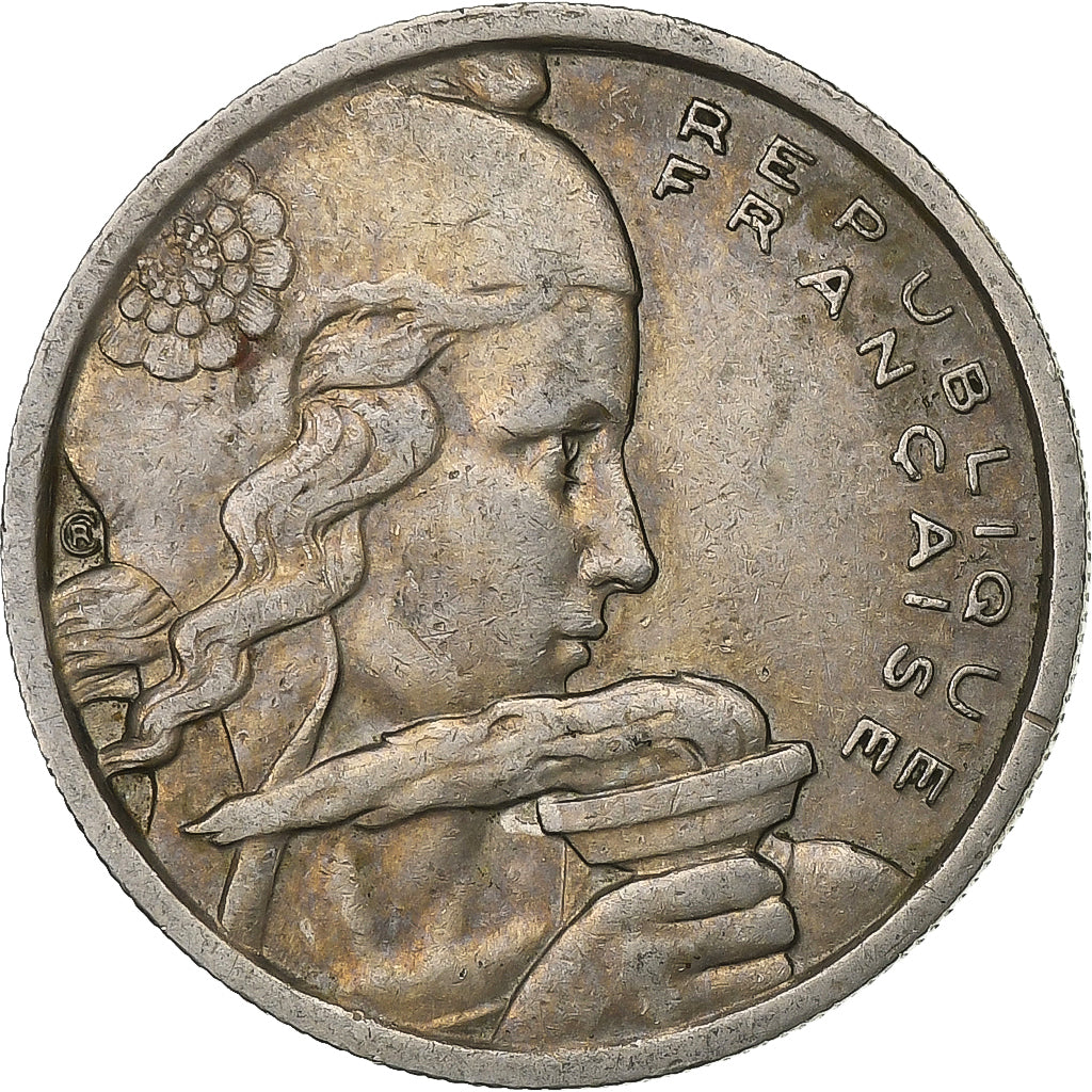 Frankreich, 100 Francs, Cochet, 1954, Kupfer-Nickel, SS, KM:919.1