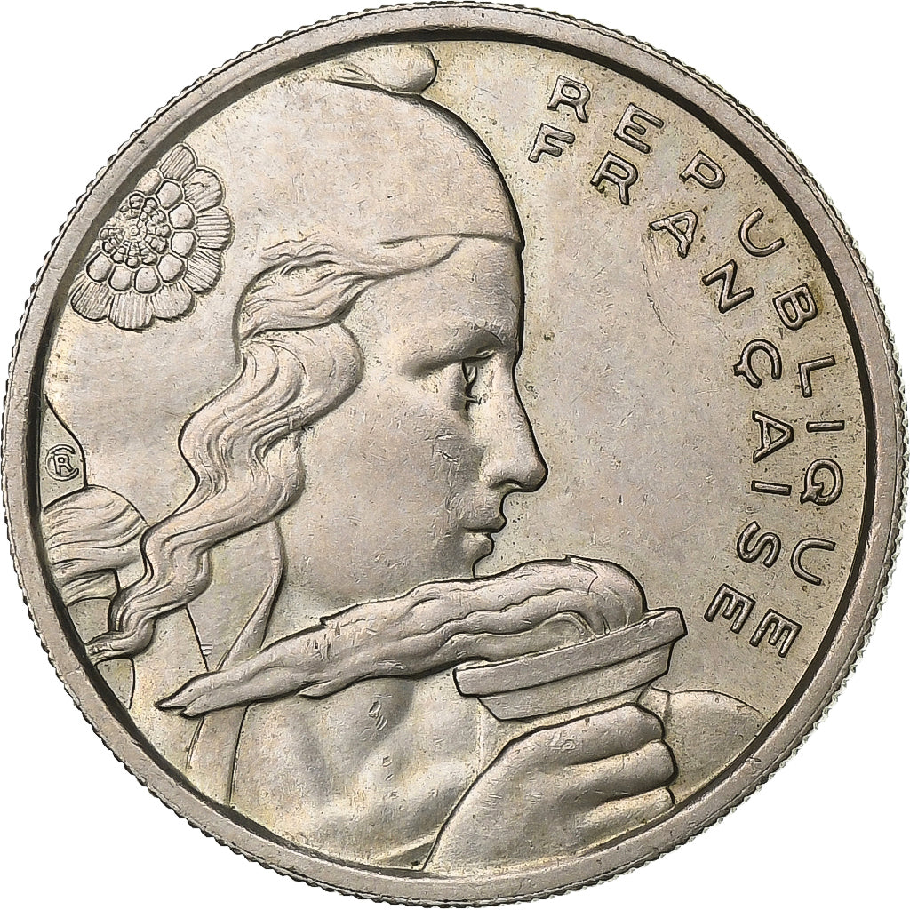 France, 100 Francs, Cochet, 1955, Copper-nickel, AU(55-58), KM:919.1