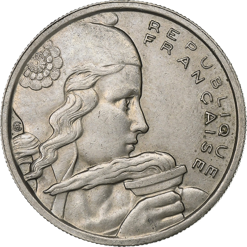 Francia, 100 Francs, Cochet, 1955, Cobre - níquel, MBC, KM:919.1