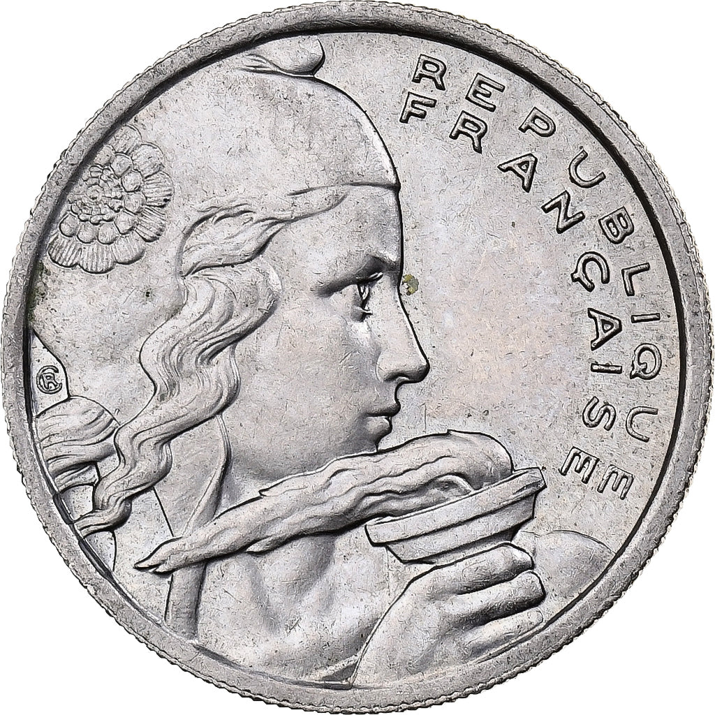 Frankrijk, 100 Francs, Cochet, 1954, Beaumont - Le Roger, Cupro-nikkel, ZF+