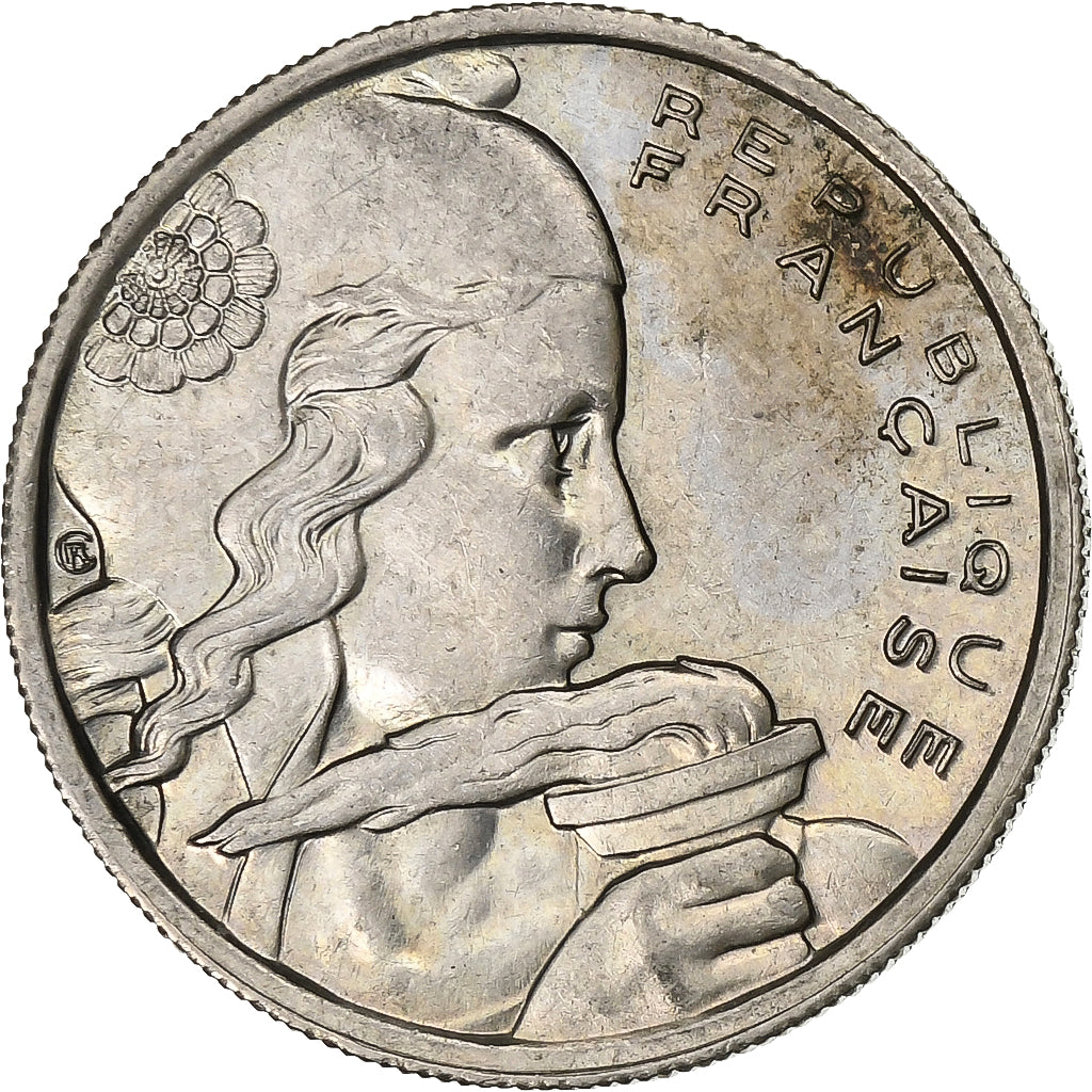 Francia, 100 Francs, Cochet, 1955, Beaumont - Le Roger, Rame-nichel, BB