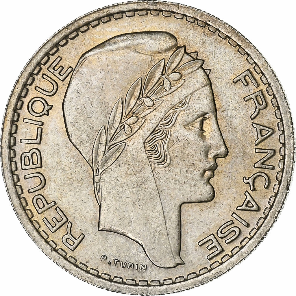 Francia, 10 Francs, Turin, 1948, Paris, Rame-nichel, SPL, KM:909.1
