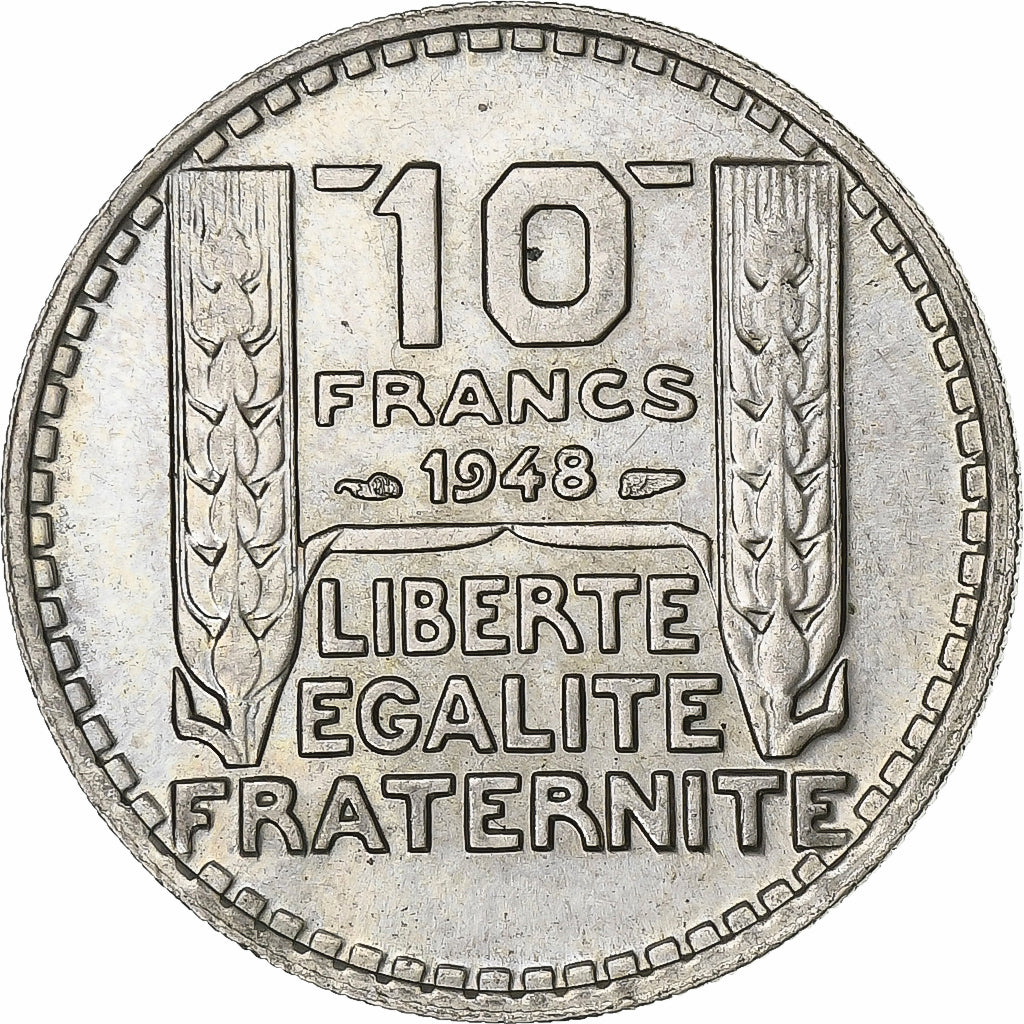 Francia, 10 Francs, Turin, 1948, Paris, Rame-nichel, SPL-, KM:909.1