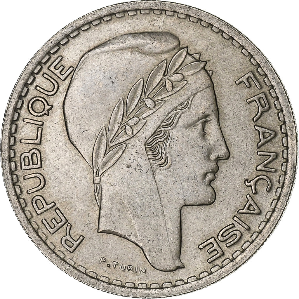 Francia, 10 Francs, Turin, 1948, Beaumont - Le Roger, Rame-nichel, SPL, KM:909.2