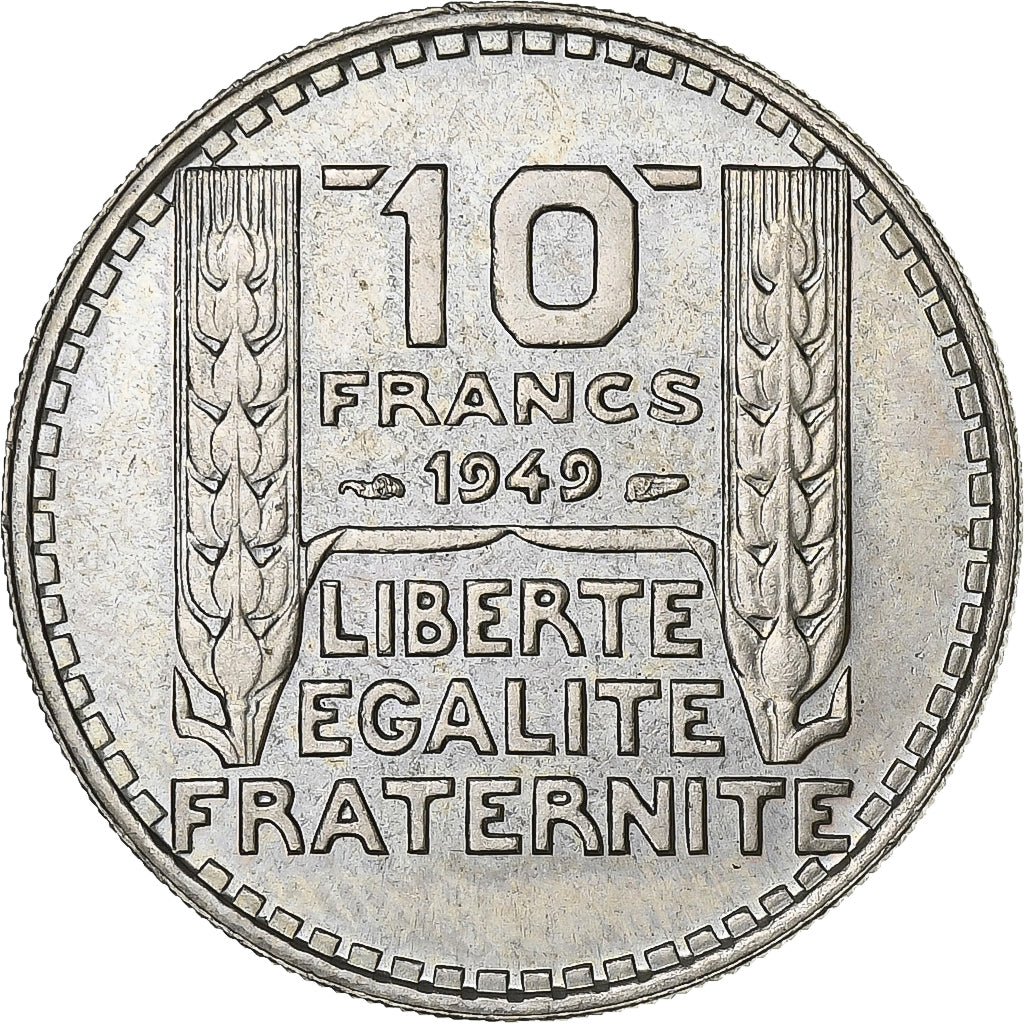 France, 10 Francs, Turin, 1949, Paris, Cupro-nickel, SUP, KM:909.1