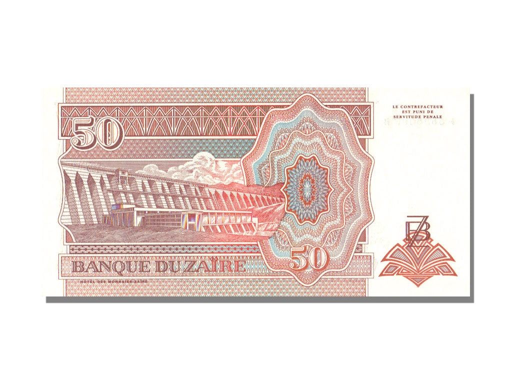 Banknote, Zaire, 50 Nouveaux Zaïres, 1993, 1993-06-24, UNC(65-70)