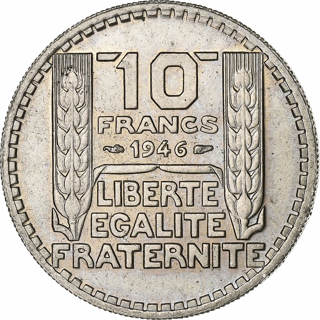 Francia, 10 Francs, Turin, 1946, Rame-nichel, SPL-, KM:908.1