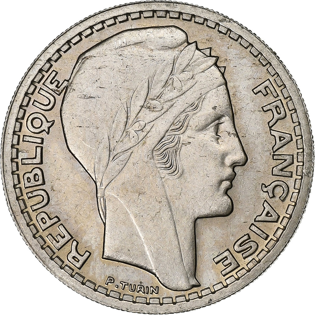 France, 10 Francs, Turin, 1946, Copper-nickel, AU(50-53), KM:908.1