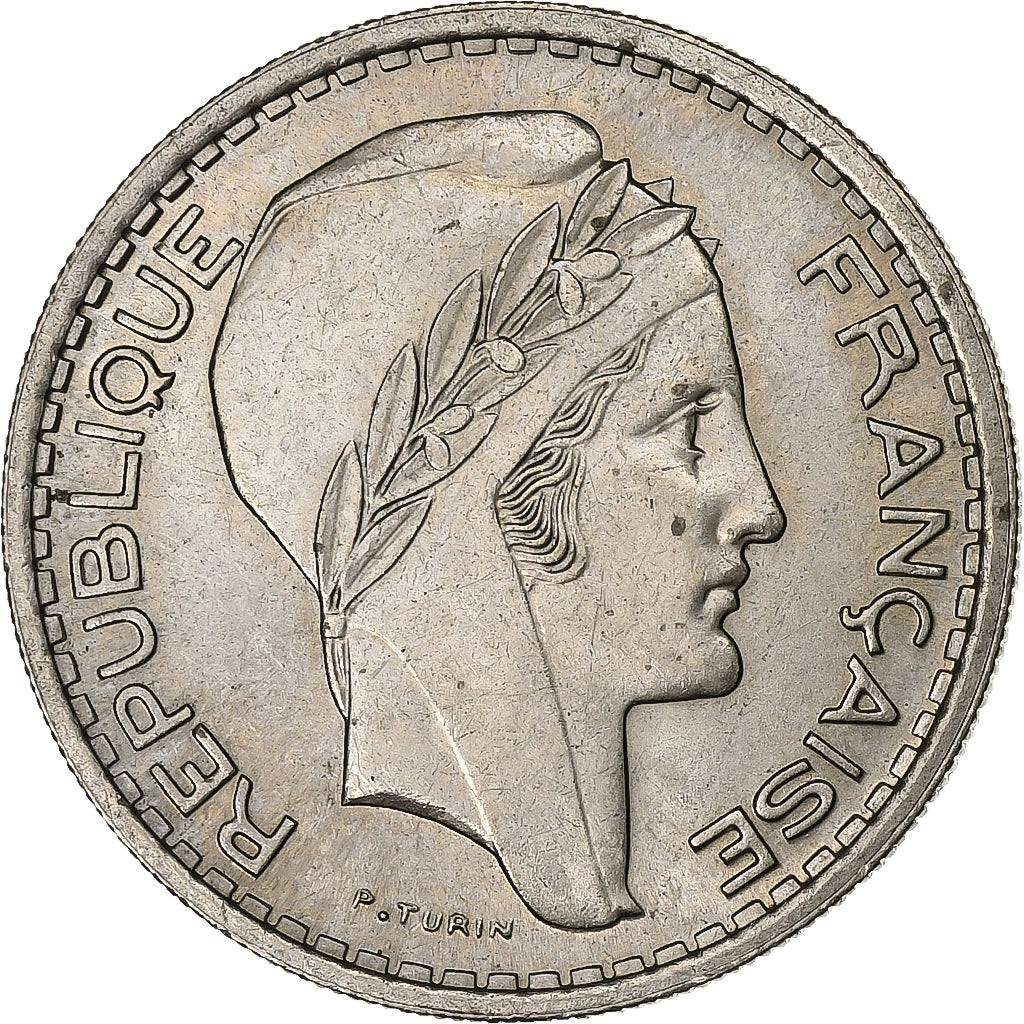 Francia, 10 Francs, Turin, 1947, Rame-nichel, BB, KM:908.1