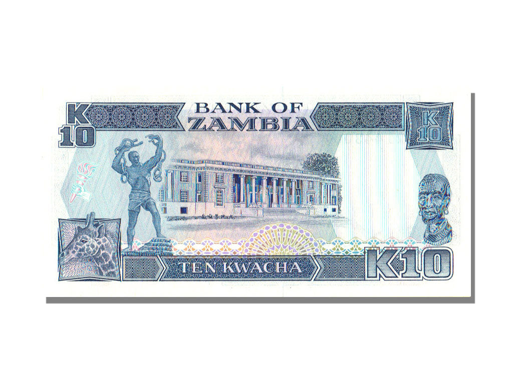 Banconote, Zambia, 10 Kwacha, FDS