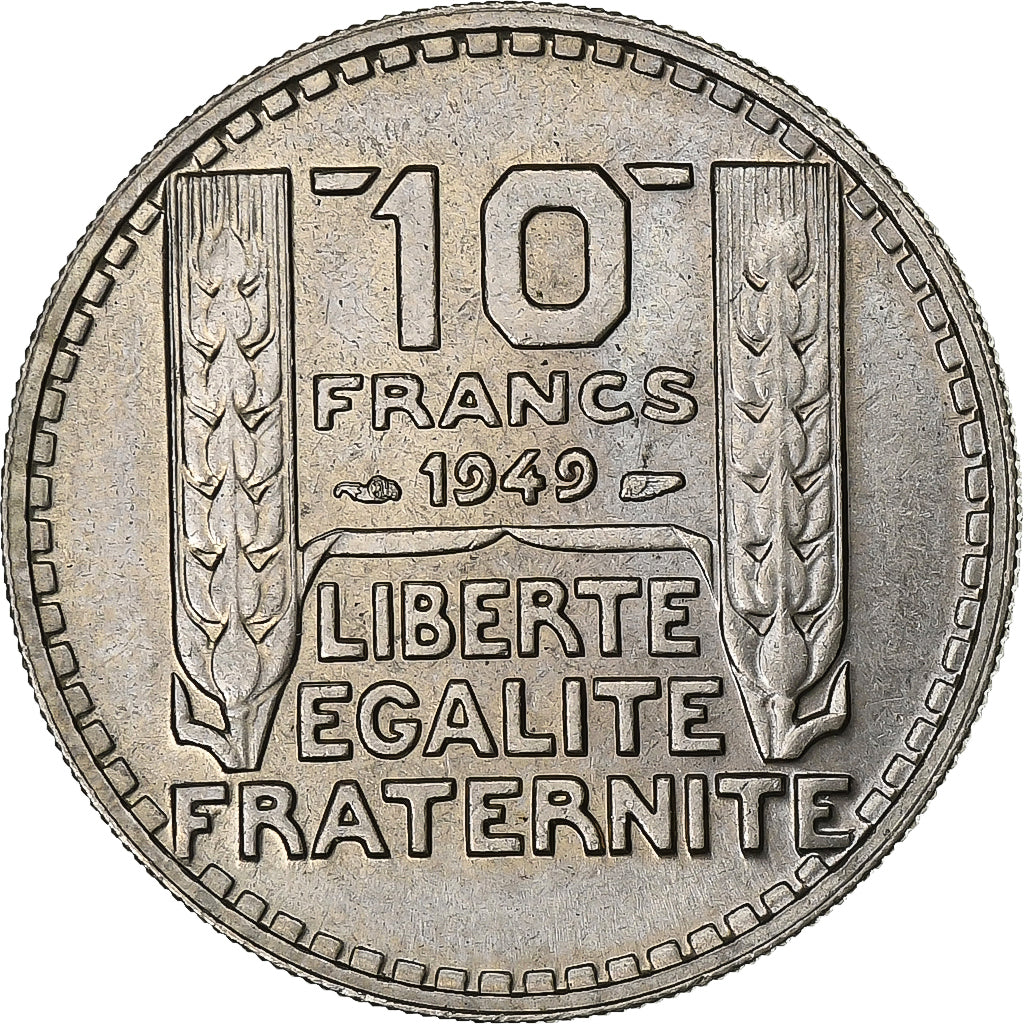 Frankreich, 10 Francs, Turin, 1949, Paris, Kupfer-Nickel, SS, KM:909.1