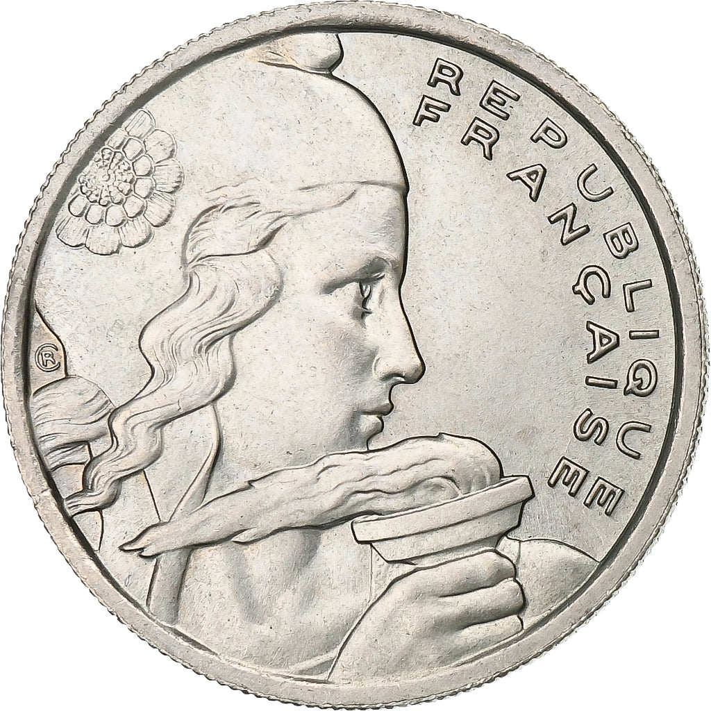 Francia, 100 Francs, Cochet, 1954, Beaumont - Le Roger, Rame-nichel, SPL